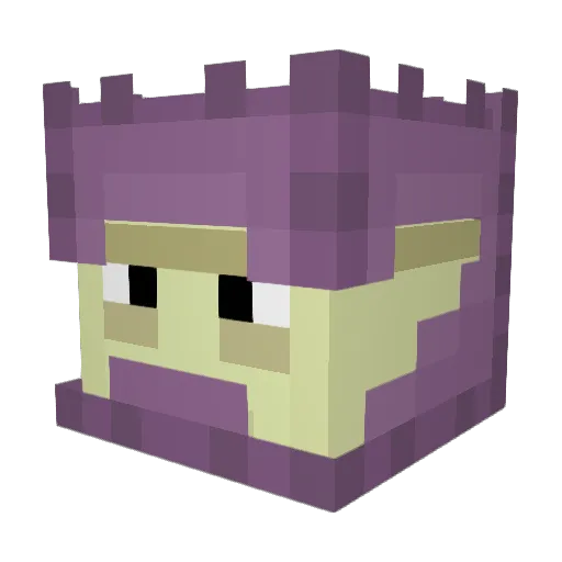 PB3Sprinklez Minecraft avatar head, 3D render