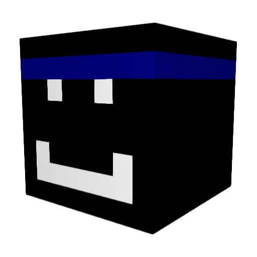 PB8X Minecraft avatar head, 3D render