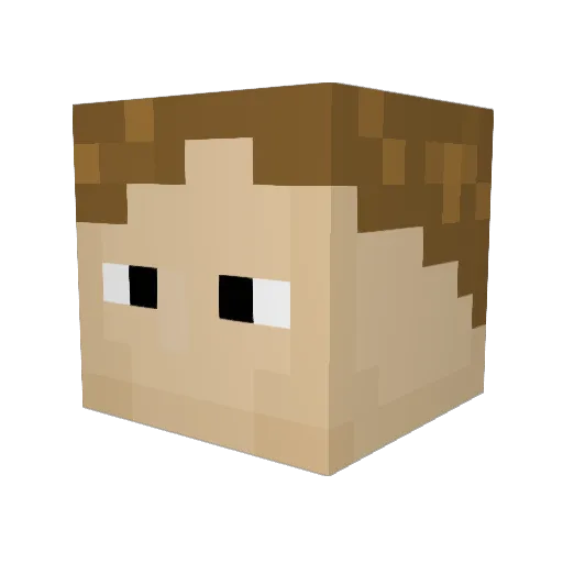 PBCreeperSlayer Minecraft avatar head, 3D render