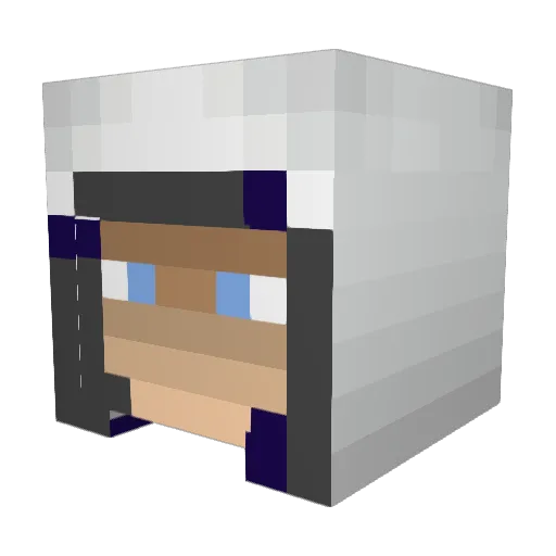 PBJSandwich02 Minecraft avatar head, 3D render