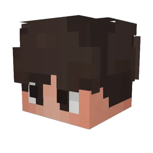 PBJame5 Minecraft avatar head, 3D render