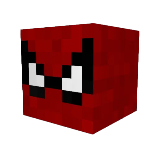 PBP87 Minecraft avatar head, 3D render