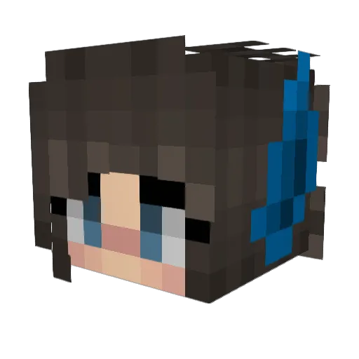 PB_Cake Minecraft avatar head, 3D render