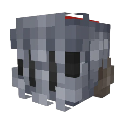 PB_NJ_ Minecraft avatar head, 3D render