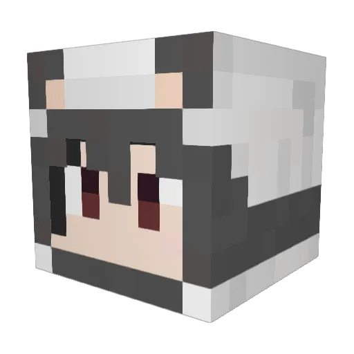 PB_PiG Minecraft avatar head, 3D render