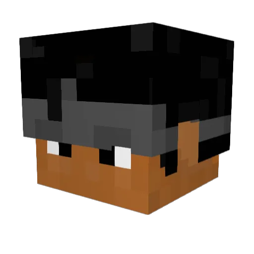 PBalfredoCC Minecraft avatar head, 3D render
