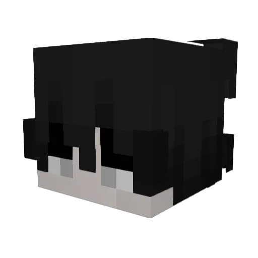 PCGAMERLL Minecraft avatar head, 3D render