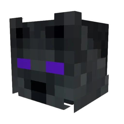 PCKTSNIFR Minecraft avatar head, 3D render