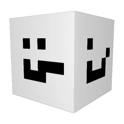 PCM1103 Minecraft avatar head, 3D render