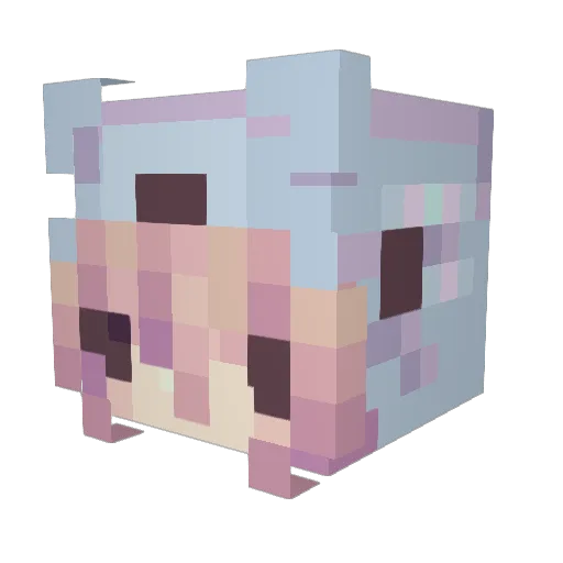 PCSCUKARCADE3 Minecraft avatar head, 3D render