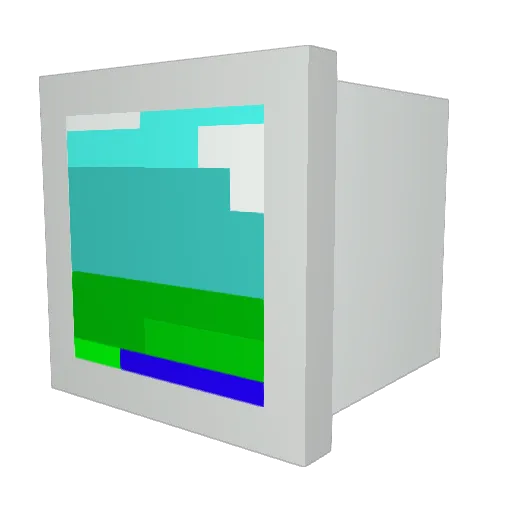 PCSpecifications Minecraft avatar head, 3D render