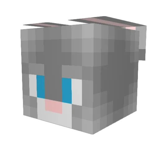 PC_kaoru Minecraft avatar head, 3D render