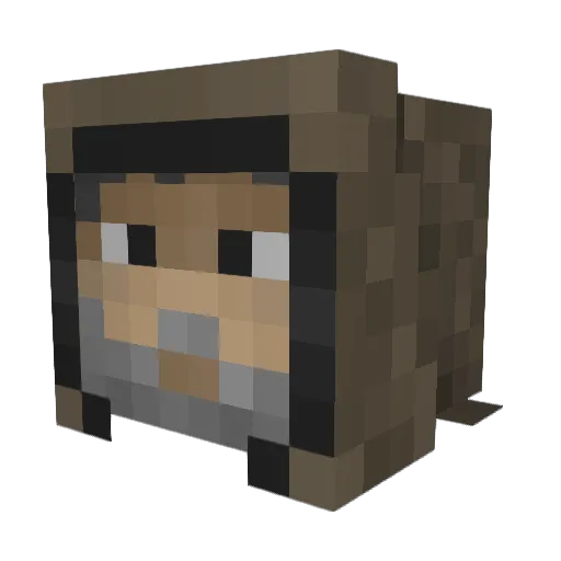 PCeristas Minecraft avatar head, 3D render
