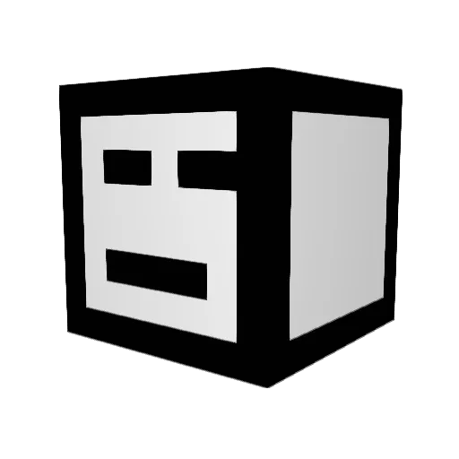 PD4453 Minecraft avatar head, 3D render