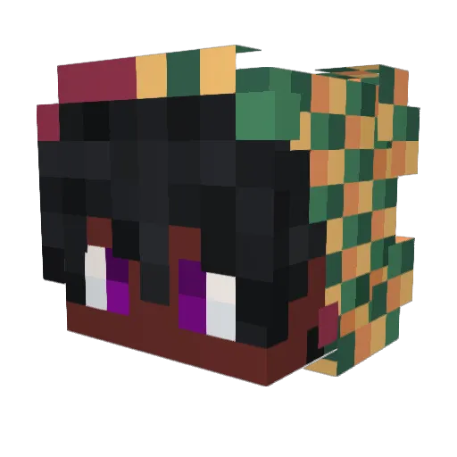PDIDDYSMART10 Minecraft avatar head, 3D render