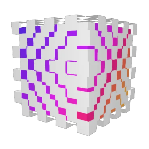 PDTaTD Minecraft avatar head, 3D render