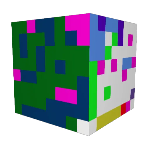 PDider Minecraft avatar head, 3D render