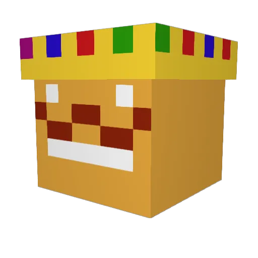 PDogg37 Minecraft avatar head, 3D render