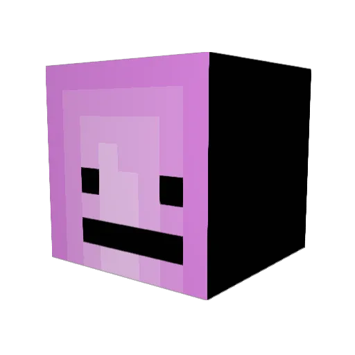 PEALO Minecraft avatar head, 3D render