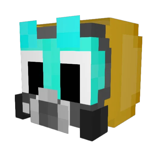 PECTOFORCE Minecraft avatar head, 3D render
