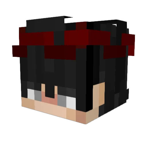 PEDAO13 Minecraft avatar head, 3D render