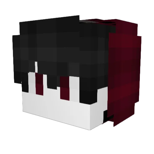 PEDROX_SZ Minecraft avatar head, 3D render
