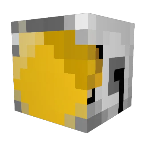 PEETRAT14 Minecraft avatar head, 3D render