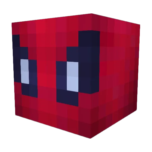 PELISSADE Minecraft avatar head, 3D render