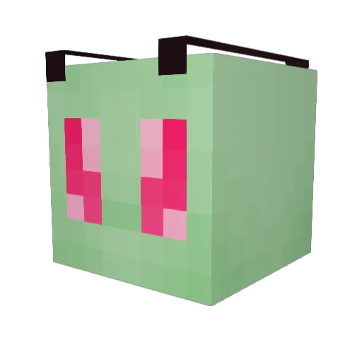 PELogos Minecraft avatar head, 3D render