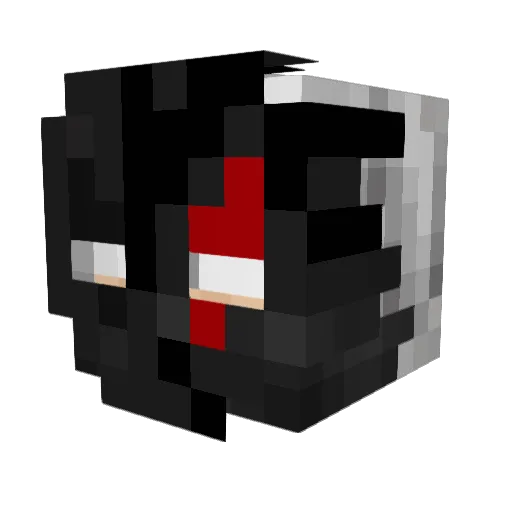 PENTAM0RI Minecraft avatar head, 3D render