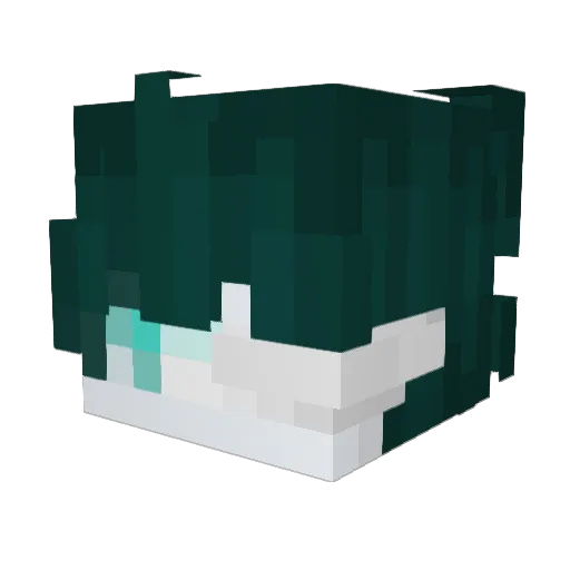 PERICOLOS0 Minecraft avatar head, 3D render