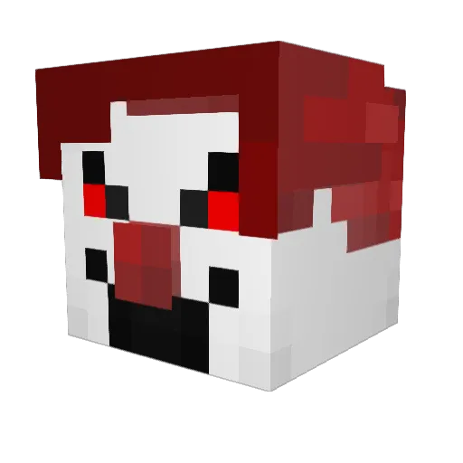 PERIG0 Minecraft avatar head, 3D render