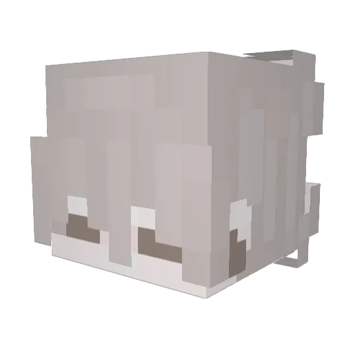 PERMAFR0STV2 Minecraft avatar head, 3D render