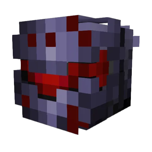 PERSEU_OFICIAL Minecraft avatar head, 3D render