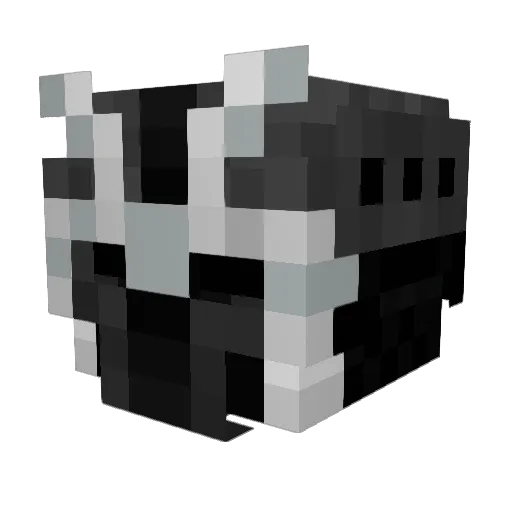 PERVERSO Minecraft avatar head, 3D render