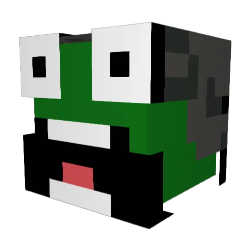 PETEISFUNNY Minecraft avatar head, 3D render
