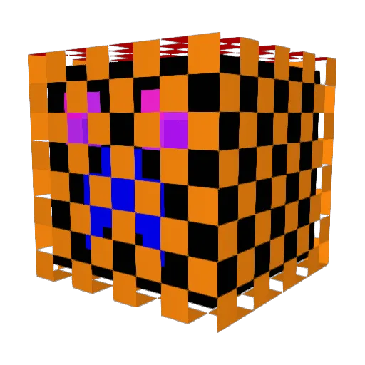 PETONMANNING Minecraft avatar head, 3D render