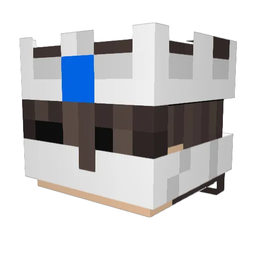 PEXLUS Minecraft avatar head, 3D render