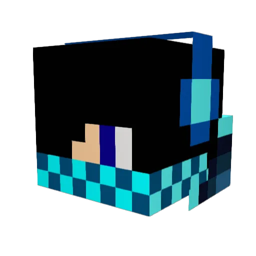 PFCBrody Minecraft avatar head, 3D render