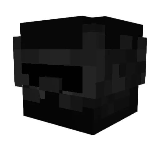 PFSG Minecraft avatar head, 3D render