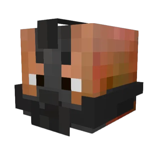 PFS_Venom Minecraft avatar head, 3D render