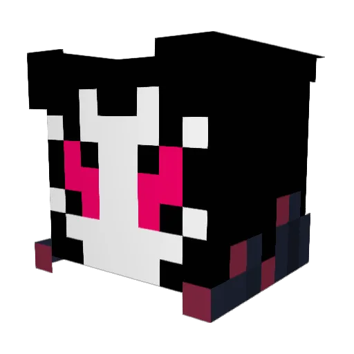PFaissal Minecraft avatar head, 3D render