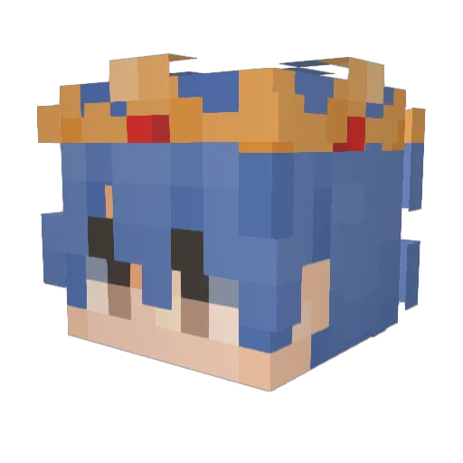 PGCiiBmkw Minecraft avatar head, 3D render