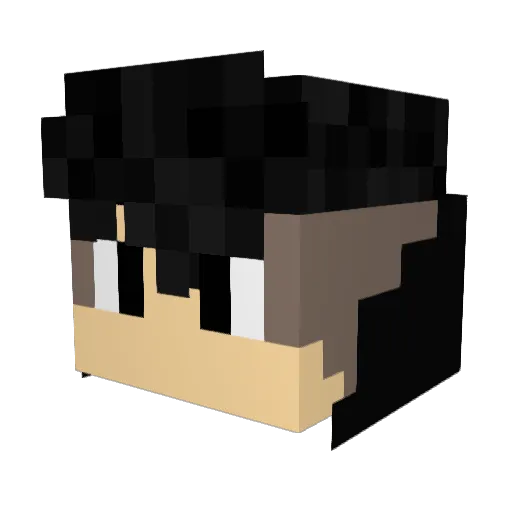 PGMMael Minecraft avatar head, 3D render