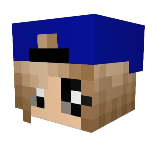 PGSNeto Minecraft avatar head, 3D render