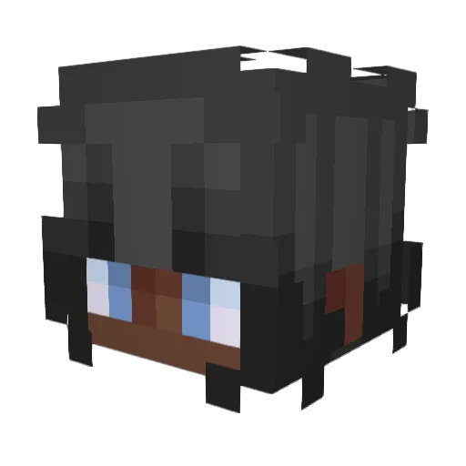 PGSTELAR Minecraft avatar head, 3D render