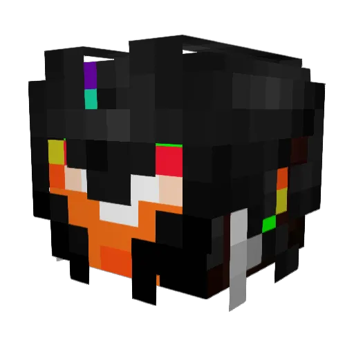 PGZAlfaro Minecraft avatar head, 3D render