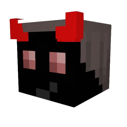 PGtipsy Minecraft avatar head, 3D render