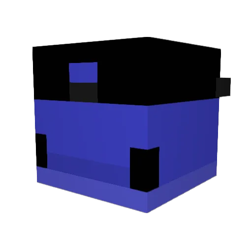 PH3N0M3N0N Minecraft avatar head, 3D render