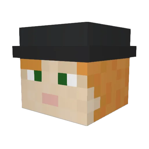 Minecraft-Avatar von PHANGRATH: Kopf als 3D-Render